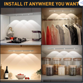 Nexora™ Under Cabinet Light – Motion Activated, Dimmable, USB Rechargeable