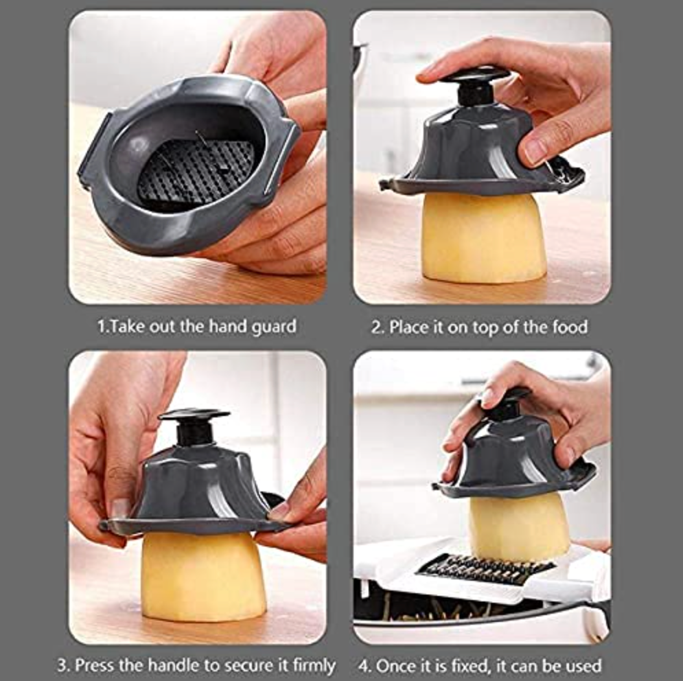 Nexora™ 9-in-1 Wet Basket Vegetable Chopper – 800ml | 9 Stainless Steel Blades