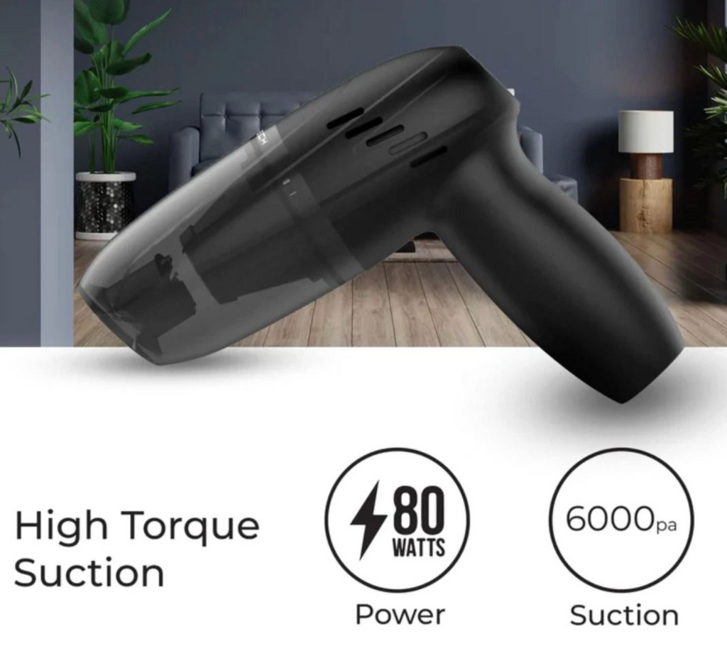 Nexora™ V-GUN Cordless Rechargeable Handheld Vacuum Cleaner